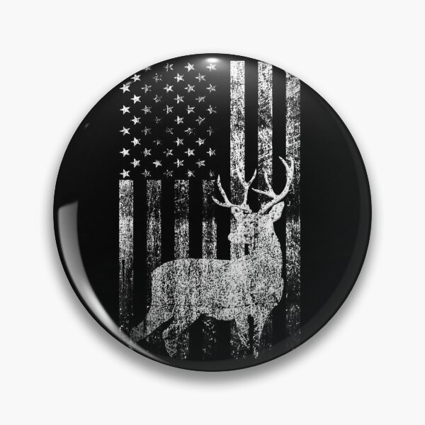 Item preview, American Flag Deer Distressed Patriotic Hunting Deer Lover Hunter Design designed and sold by stesgenstore.