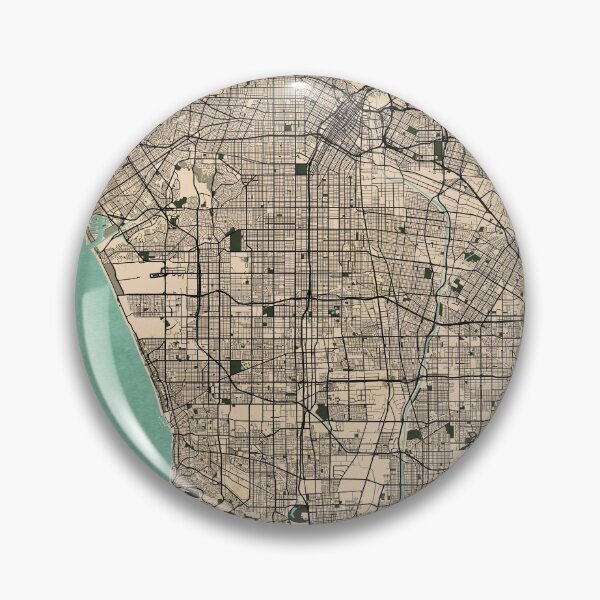 Item preview, Los Angeles City Map of the United States - Vintage designed and sold by deMAP.