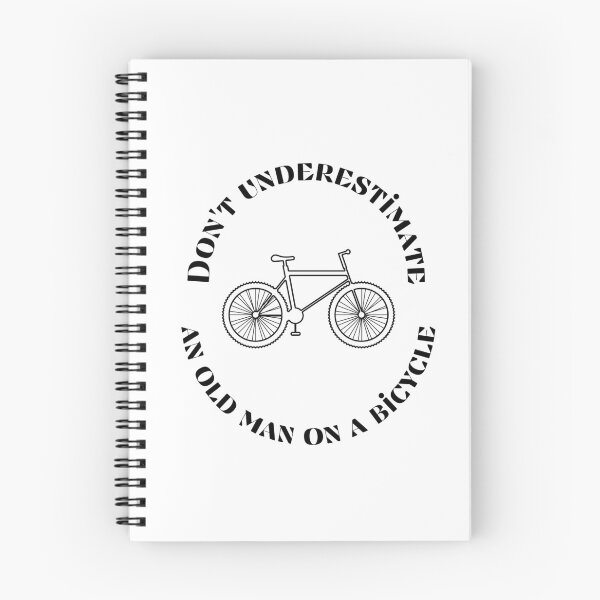 Item preview,  Don't underestimate an old man on a bicycle designed and sold by Bubblegirl17.