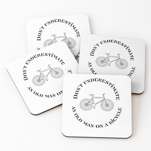 Item preview,  Don't underestimate an old man on a bicycle designed and sold by Bubblegirl17.