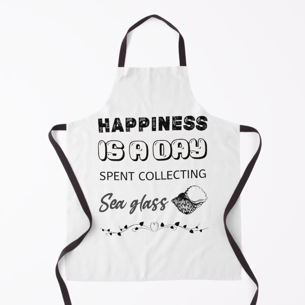 Item preview, Happiness is a day spent collecting sea glass,Beachcombing gift for Sea Glass Collectors, beachcomber gift idea  designed and sold by Essakhi12.
