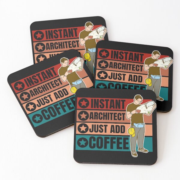 Item preview, INSTANT ARCHITECT JUST ADD COFFEE designed and sold by ThemeBros.