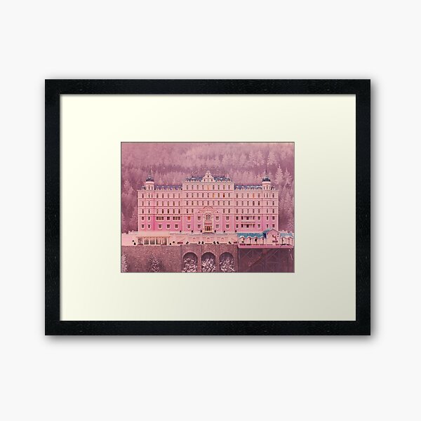 Grand Budapest Hotel Framed Art Print