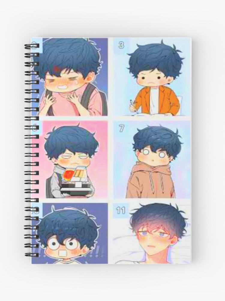 Cherry Blossoms After Winter Anime Webtoon Cute Couple Spiral Notebook By Mahros Shop Redbubble