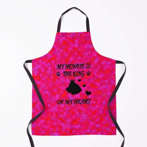 Item preview, Newfoundland Dog King Heart Pink designed and sold by Moonyflower.