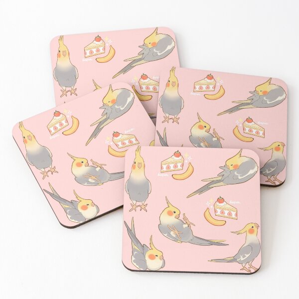 Item preview, Cute  tiels - grey version designed and sold by beeper-art.