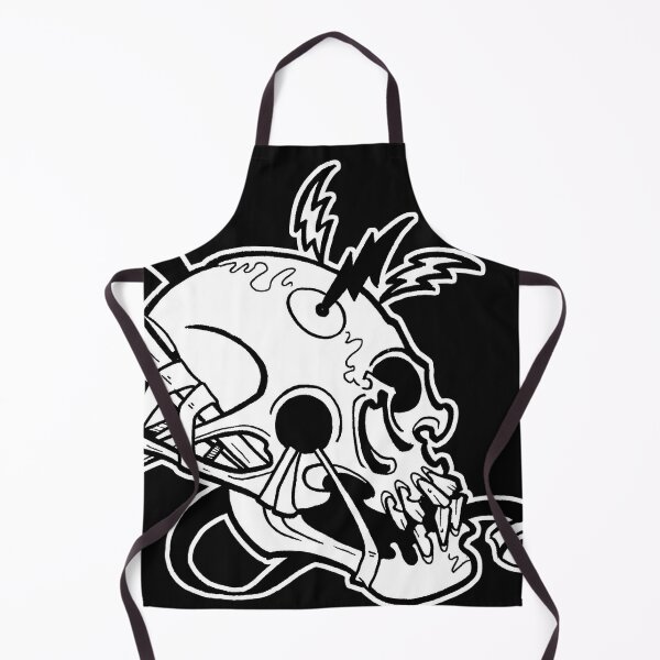 Item preview, Tattoo Style Broken Skull With Lightning Bolts designed and sold by Greg Donchatz.