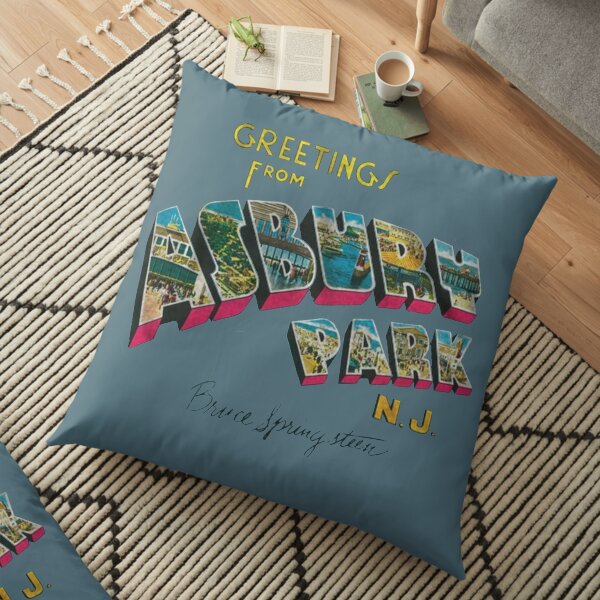 asbury park Coussin de sol