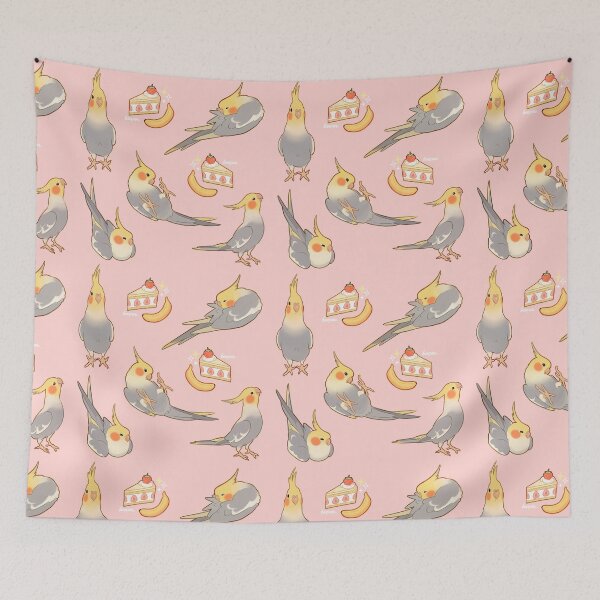 Item preview, Cute  tiels - grey version designed and sold by beeper-art.