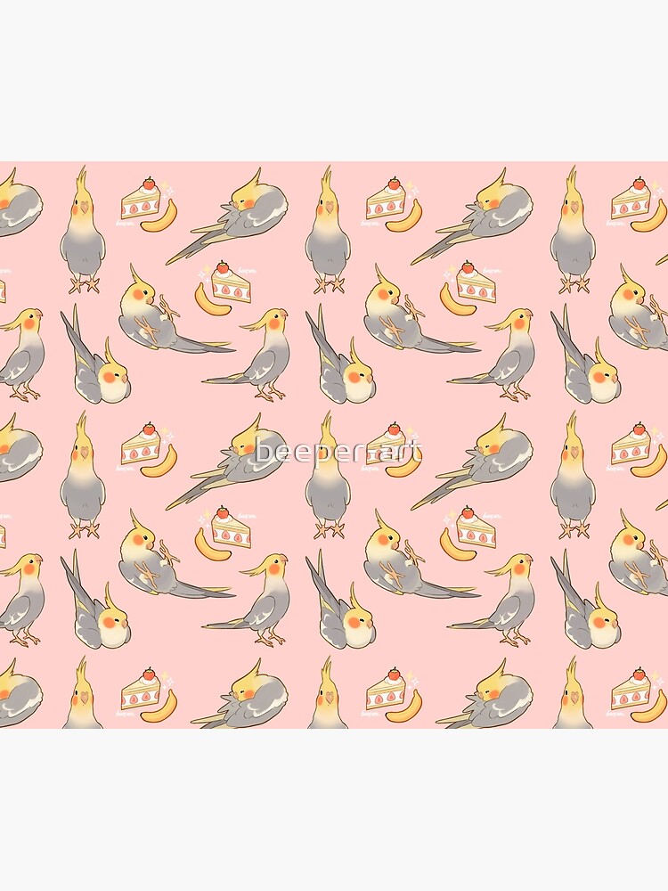 Cute tiels - grey version by beeper-art
