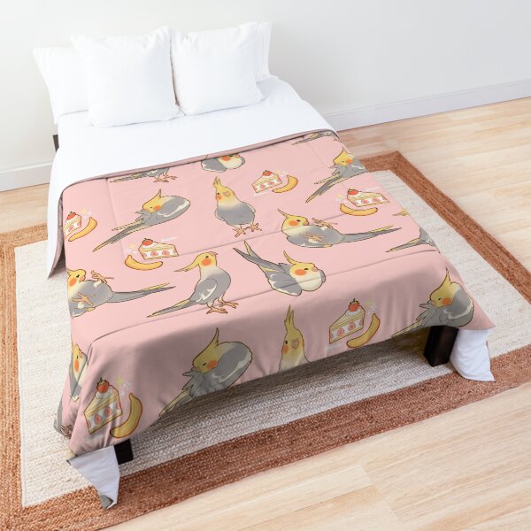 Cute tiels - grey version Comforter