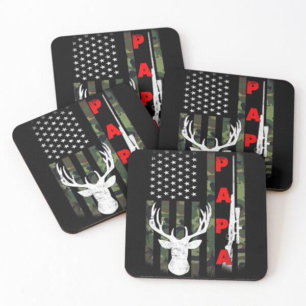 Item preview, Papa Deer Hunting American Camouflage, Gift for Hunting Lovers designed and sold by Space Art.