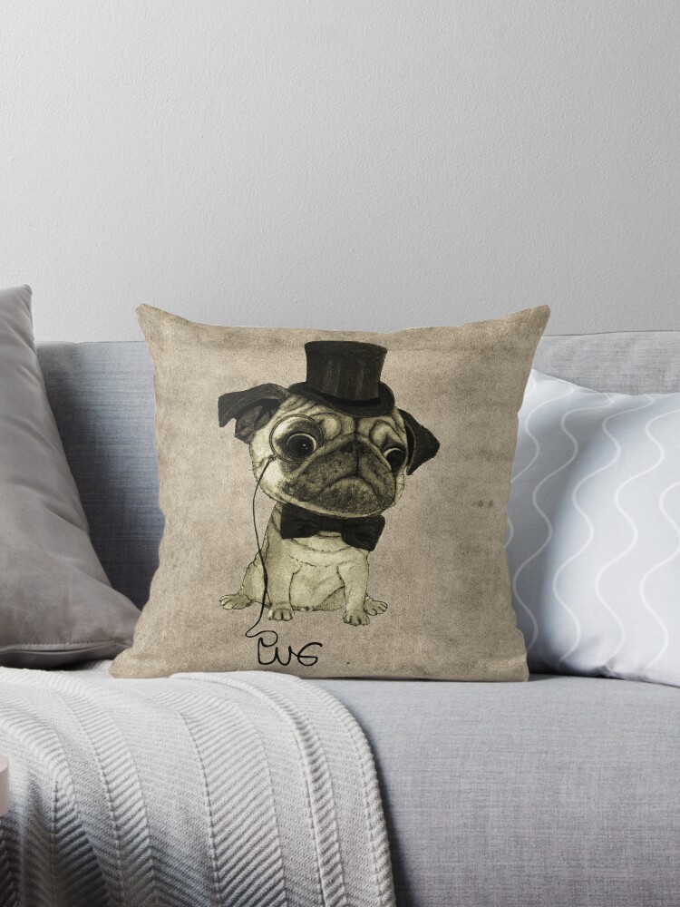 monchi pug pillow