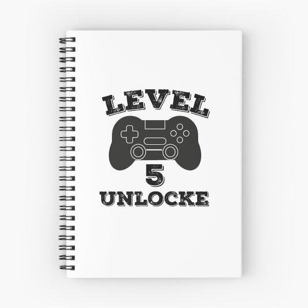 Item preview, Level 5 unlocked - 5th birthday gift designed and sold by ThebestArtshop.