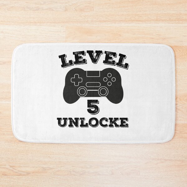 Item preview, Level 5 unlocked - 5th birthday gift designed and sold by ThebestArtshop.