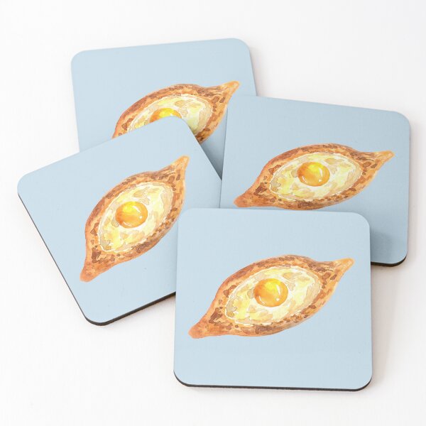 Aperçu de l'œuvre Khachapuri - Pain géorgien au fromage et aux œufs créée et vendue par Alicia Chee.