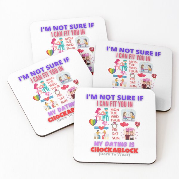 Item preview, MY DATING IS CHOCKABLOCK designed and sold by OliDesigns.