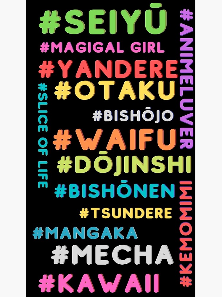 Fall 2019 Anime Hashtags