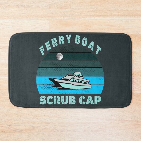 Item preview, Ferry boat scrub cap vintage designed and sold by SidTastic .
