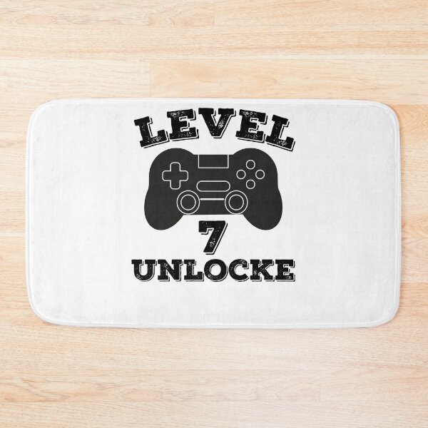Item preview,  Level 7 unlocked - 7th birthday gift designed and sold by ThebestArtshop.