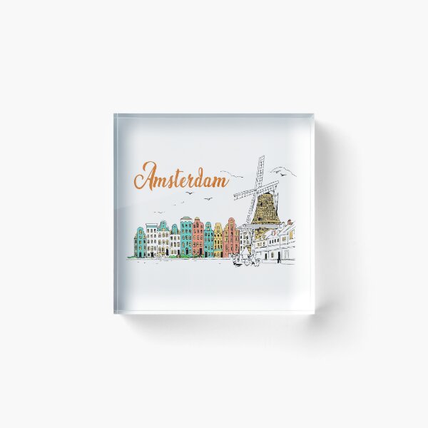 Aperçu de l'œuvre Amsterdam skyline créée et vendue par Desibeau.