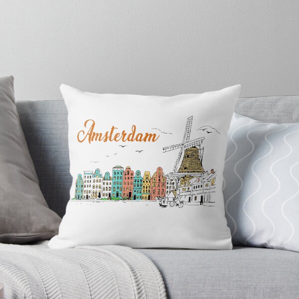 Aperçu de l'œuvre Amsterdam skyline créée et vendue par Desibeau.