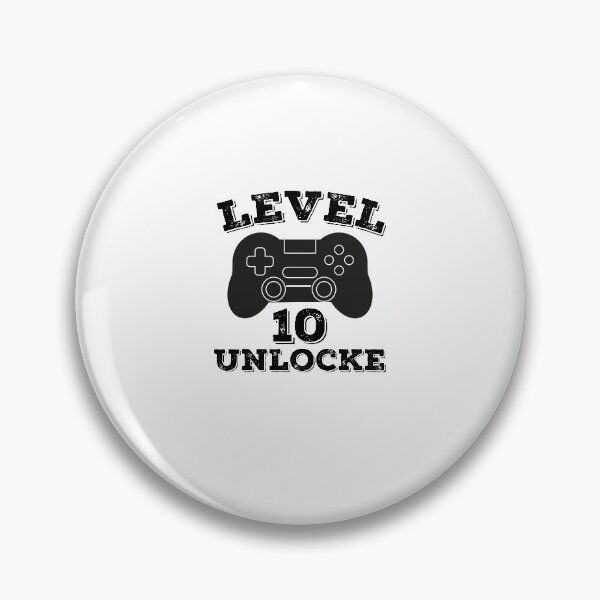 Item preview,  Level 10 unlocked - 10th birthday gift designed and sold by ThebestArtshop.