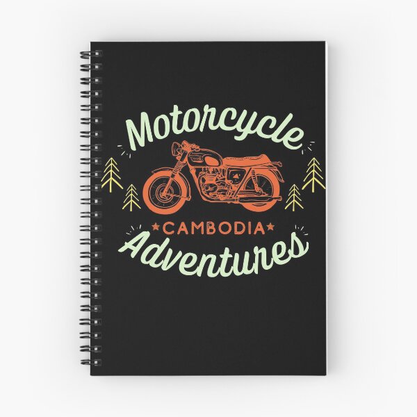 Item preview, Motorcycle Adventures Vintage Cambodia Southeast Asia designed and sold by Hoiho Adventure Shirts.