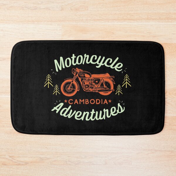 Item preview, Motorcycle Adventures Vintage Cambodia Southeast Asia designed and sold by Hoiho Adventure Shirts.