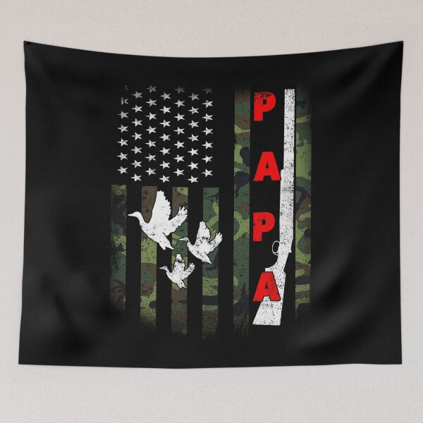 Item preview, Papa Duck Hunting American Camouflage, Gift for Hunting Lovers designed and sold by Space Art.