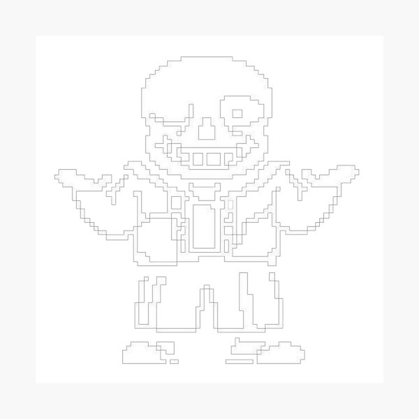 Featured image of post Sans Para Colorear Pixel Una vez descargado pixelhealer te presentar un recuadro coloreado y un men de configuraci n