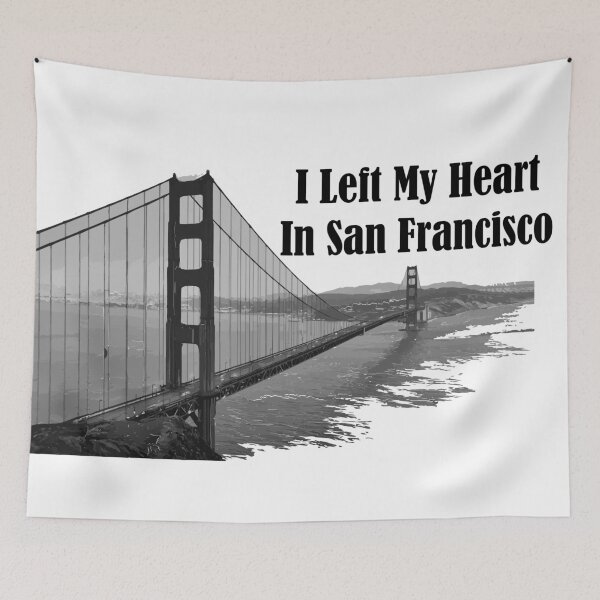 Item preview, I Left My Heart In San Francisco designed and sold by heartfeltarts93.