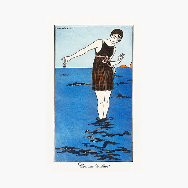 Item preview, Bathing costume 1920's Costumes Parisiens: Grande robe du soir from Journal des Dames et des Modes (1913) fasCostumes Parisiens: Grande robe du soir from Journal des Dames et des Modes (1913) designed and sold by domdjs4239.