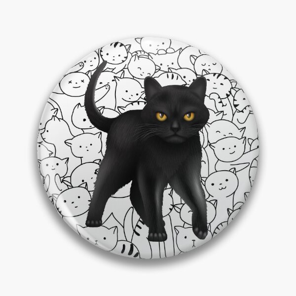 Item preview, Black Kitten  designed and sold by Imakeyouhappy.