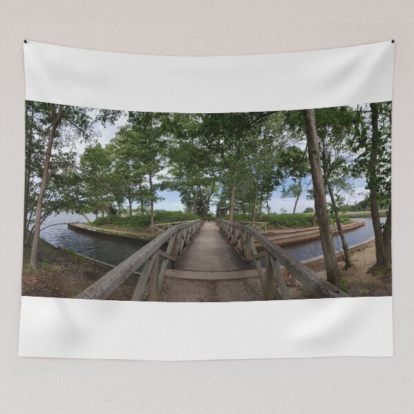 Item preview, Secluded Bridge to Hidden Island designed and sold by RotondoArt.