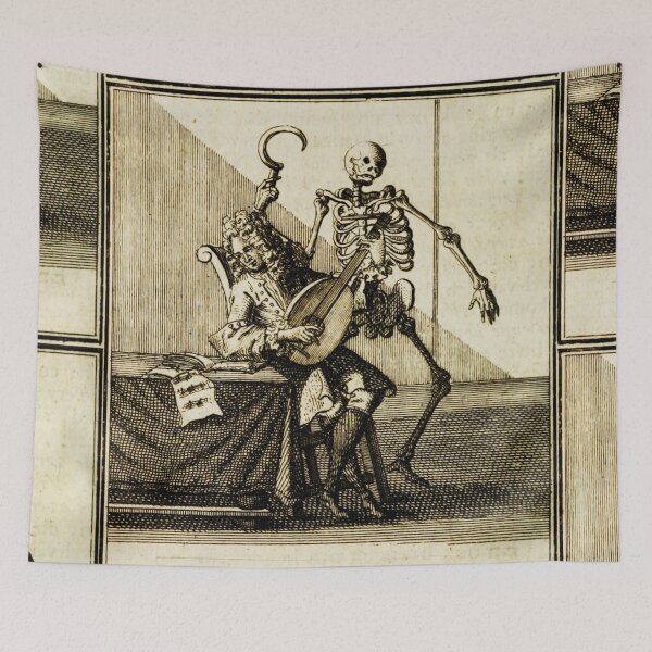 Item preview, Deadly composition vintage etching designed and sold by Vintage Designs +.