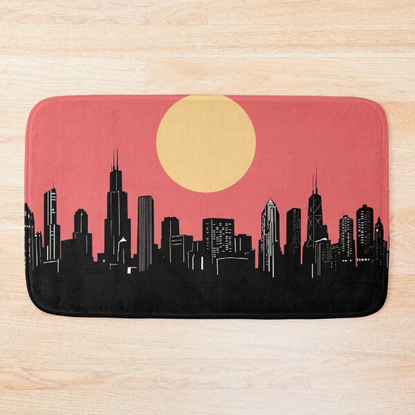 Item preview, chicago skyline minimal designed and sold by BekimART2.