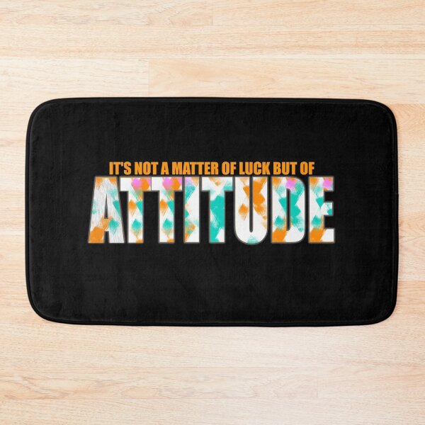 Item preview, Motivational Quotes, it's not a matter of luck but of attitude designed and sold by MeroniGDesign.