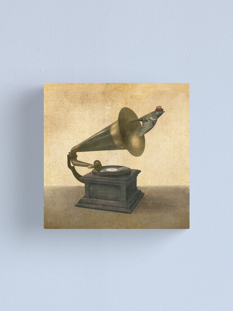 Alternate view of Vintage Songbird Canvas Print