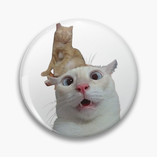 Item preview, popping cat - cat selfie sticker designed and sold by Funny Tee.