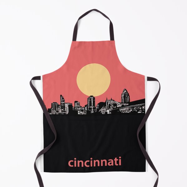 Item preview, cincinnati skyline minimal designed and sold by BekimART2.