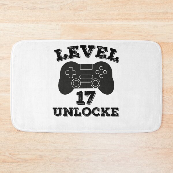 Item preview, Level 17 unlocked - 17th birthday gift designed and sold by ThebestArtshop.