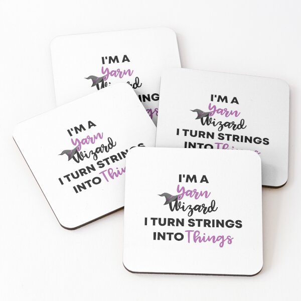 Item preview, ' I'm a Yarn Wizard I Turn Strings Into Things ' Gift For Crochet Lovers designed and sold by Vibe by Flow.