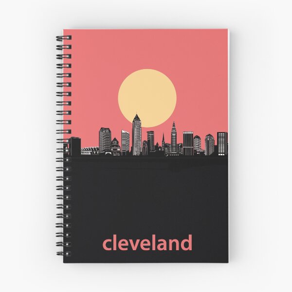 Item preview, cleveland skyline minimal designed and sold by BekimART2.