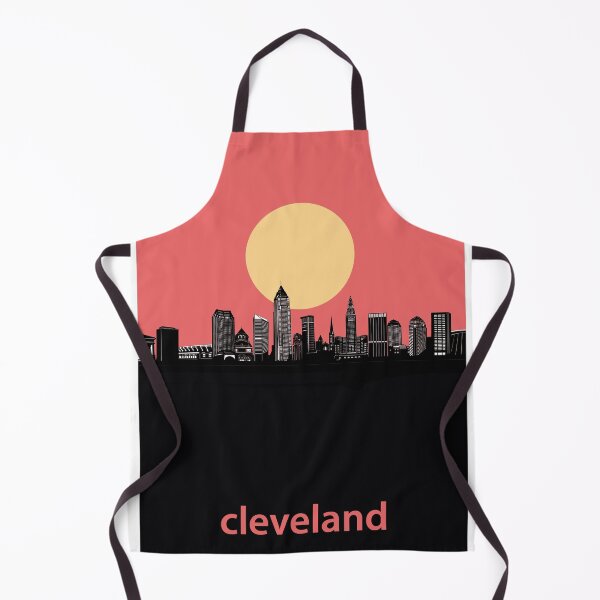 Item preview, cleveland skyline minimal designed and sold by BekimART2.