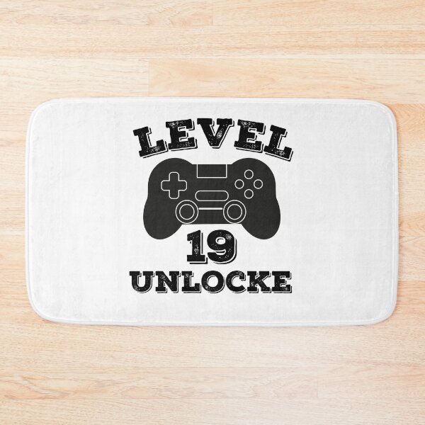 Item preview, Level 19 unlocked - 19th birthday gift designed and sold by ThebestArtshop.