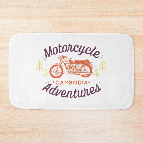 Item preview, Motorcycle Adventures Vintage Cambodia Southeast Asia designed and sold by Hoiho Adventure Shirts.