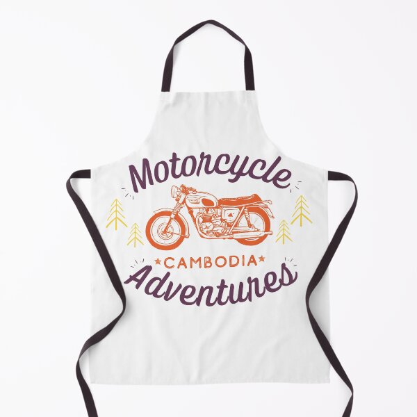Item preview, Motorcycle Adventures Vintage Cambodia Southeast Asia designed and sold by Hoiho Adventure Shirts.