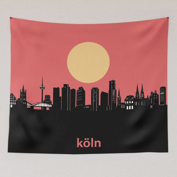 Item preview, cologne skyline minimal designed and sold by BekimART2.
