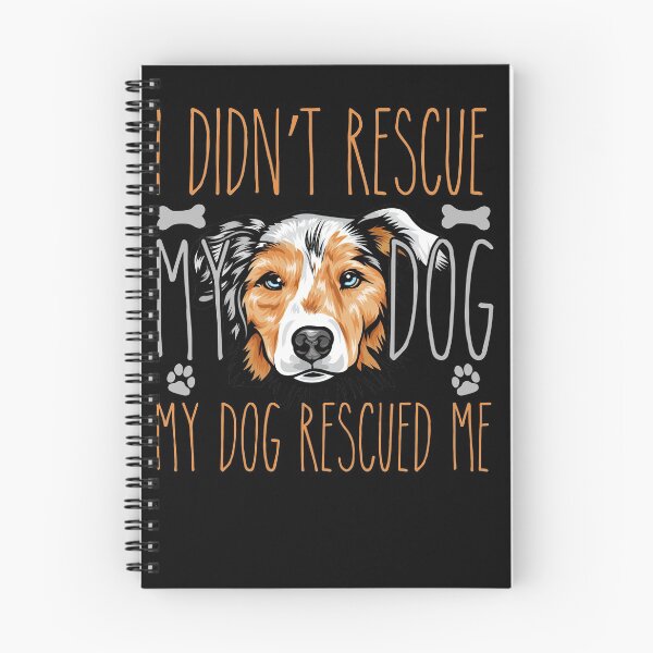 Item preview, i didn't rescue my dog my dog rescued me, Gift idea for Aussie owner, Slim Fit T-Shirt designed and sold by ayotees.